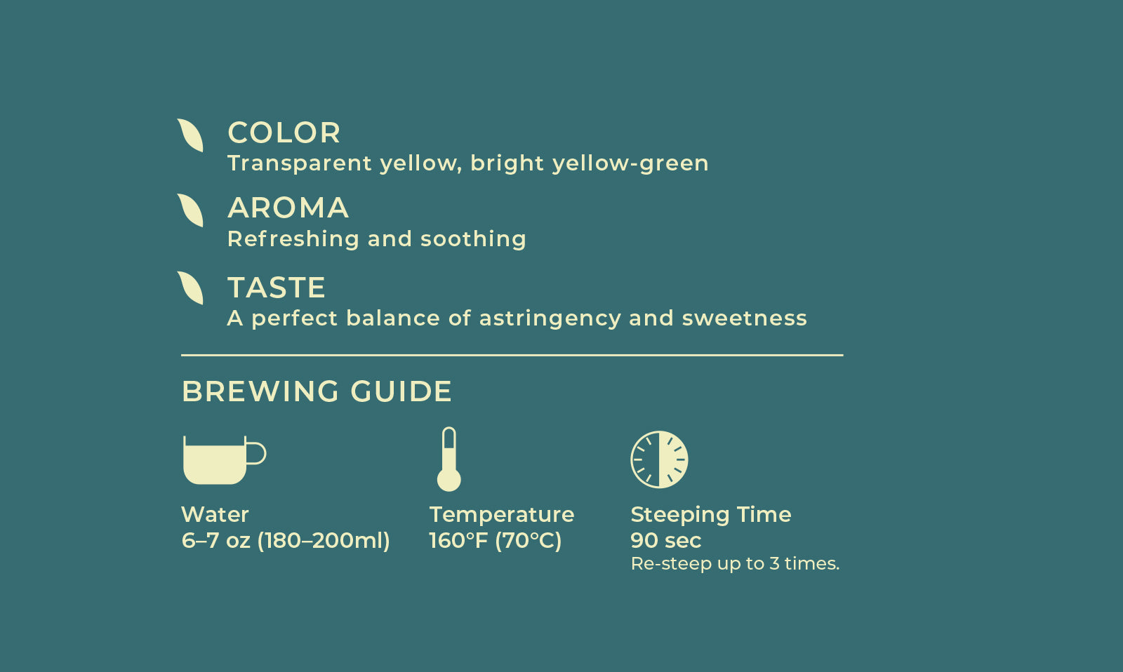 Sencha Color Sencha Aroma Sencha Taste Sencha Brewing Guide