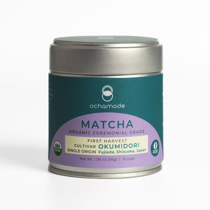 Organic Matcha - Ceremonial Grade, Okumidori, Fujieda, Shizuoka