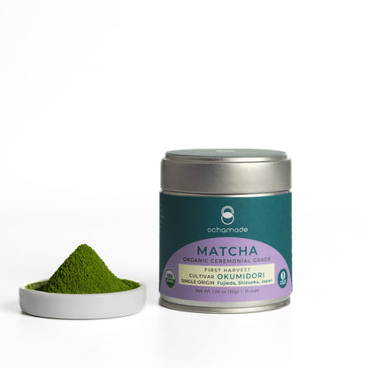 Organic Matcha - Ceremonial Grade, Okumidori, Fujieda, Shizuoka